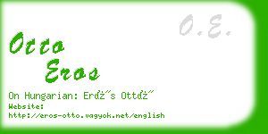 otto eros business card